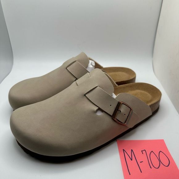 CUSHIONAIRE Women's Cork Footbed Clog 9.5 SAND - Picture 3 of 7